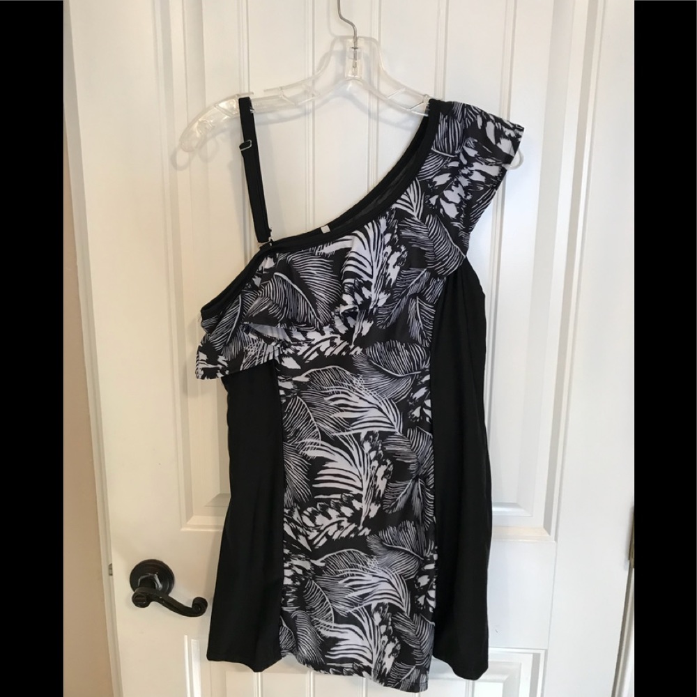 New Skirted off the shoulder swimsuit